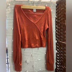 Hollister Burnt Orange Long Sleeve
